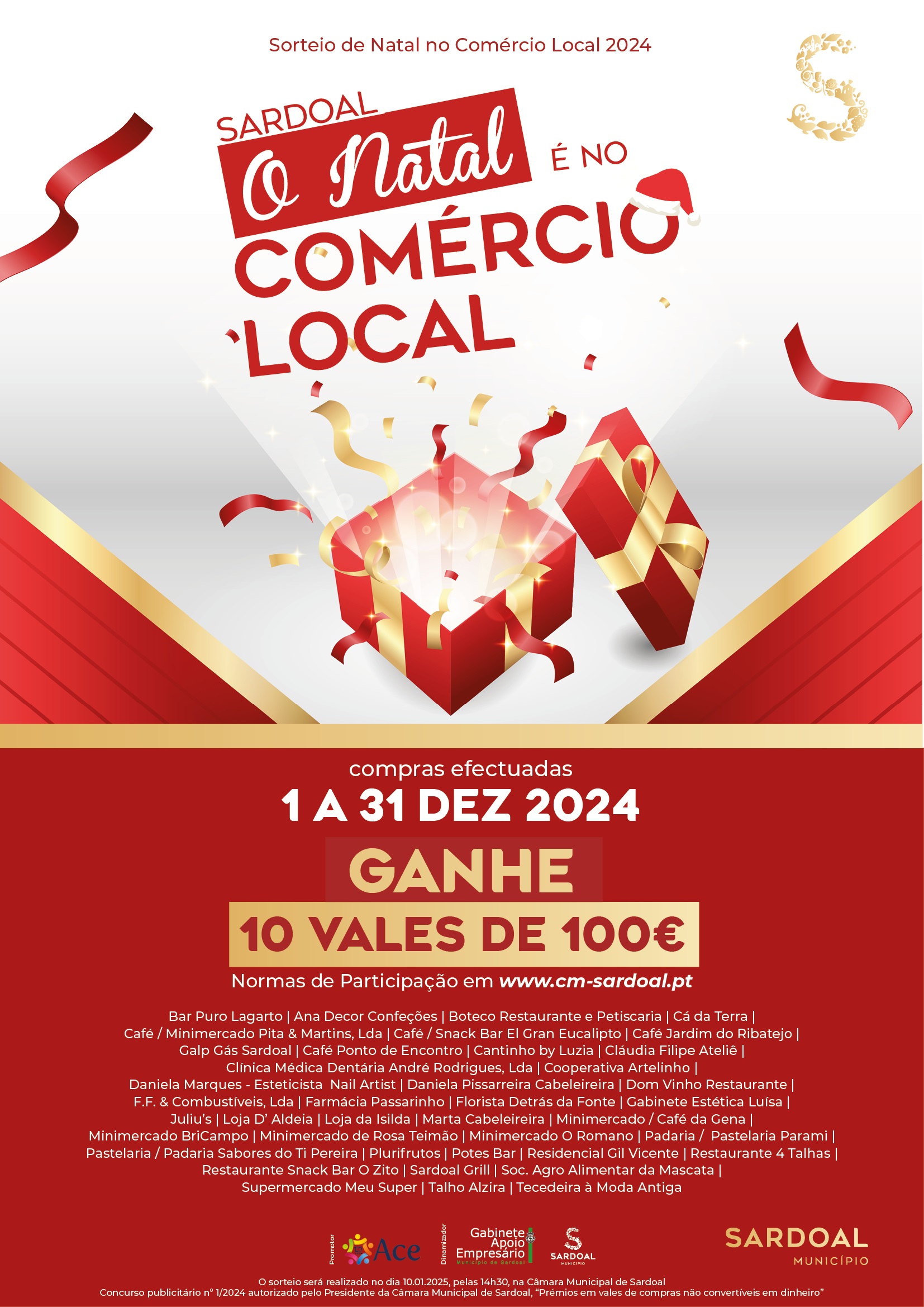 Sorteio “Natal é no Comércio Local”