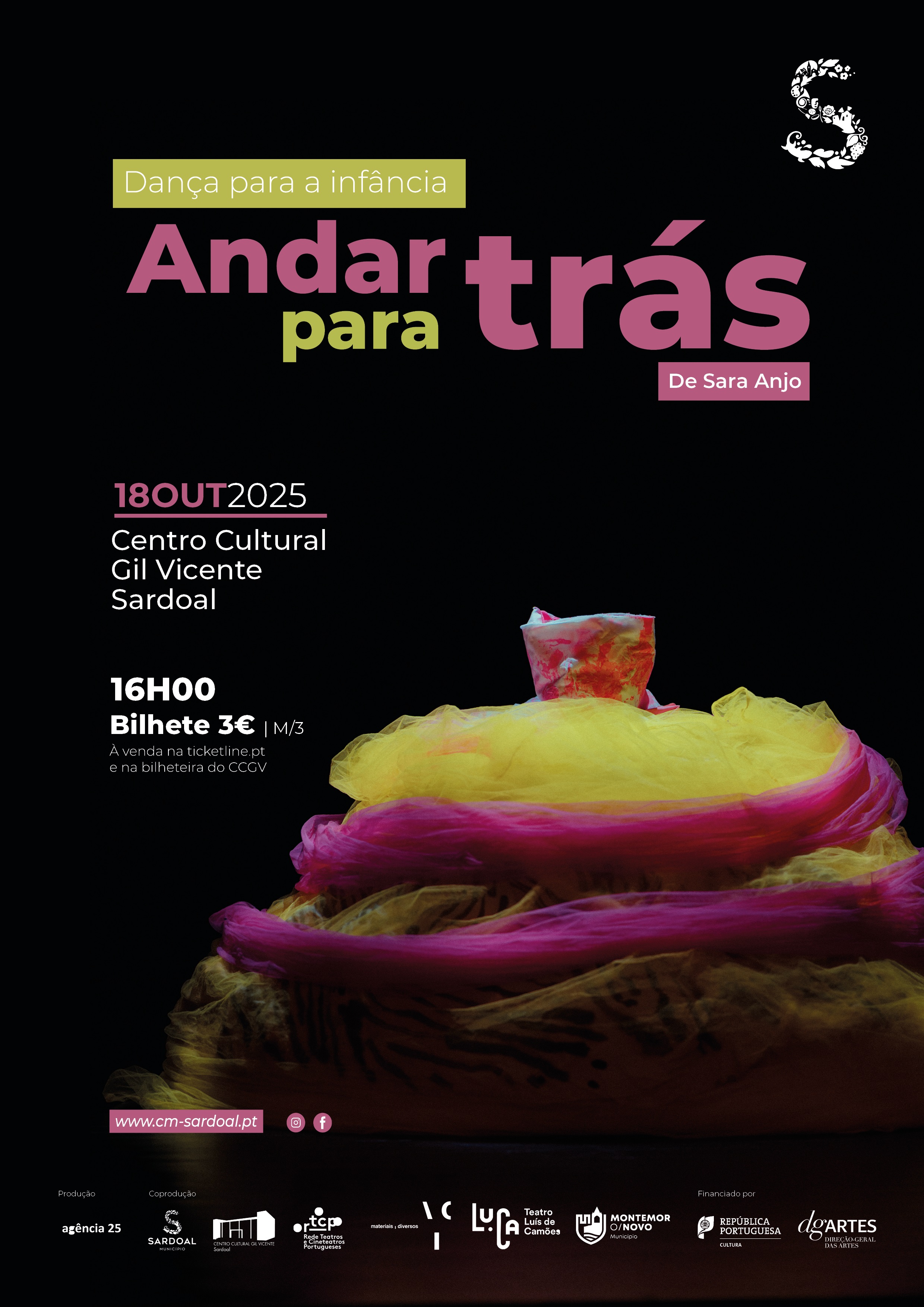  Espetáculo de dança para a infância “Andar para trás” 