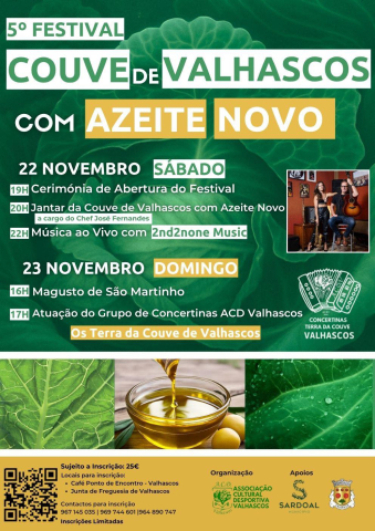 𝟓º 𝐅𝐞𝐬𝐭𝐢𝐯𝐚𝐥 𝐝𝐚 𝐂𝐨𝐮𝐯𝐞 𝐝𝐞 𝐕𝐚𝐥𝐡𝐚𝐬𝐜𝐨𝐬 𝐜𝐨𝐦 𝐀𝐳𝐞𝐢𝐭𝐞 𝐍𝐨𝐯𝐨