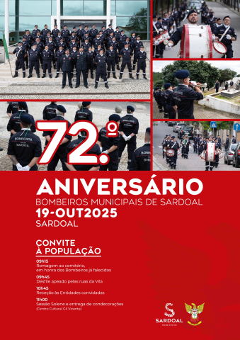 Sessão Solene 72.º Aniversário dos Bombeiros Municipais