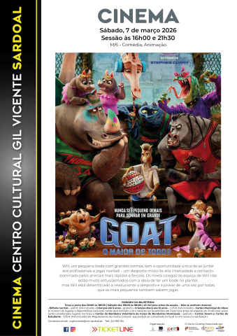 Cinema “Goat: O Maior de Todos”